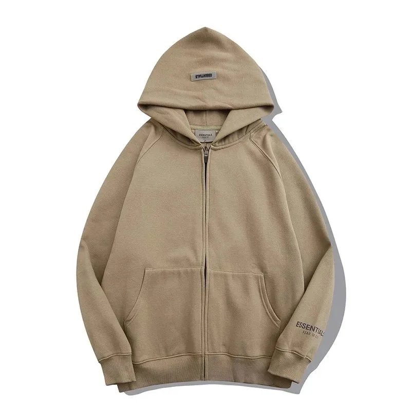 Zip-Up Khaki