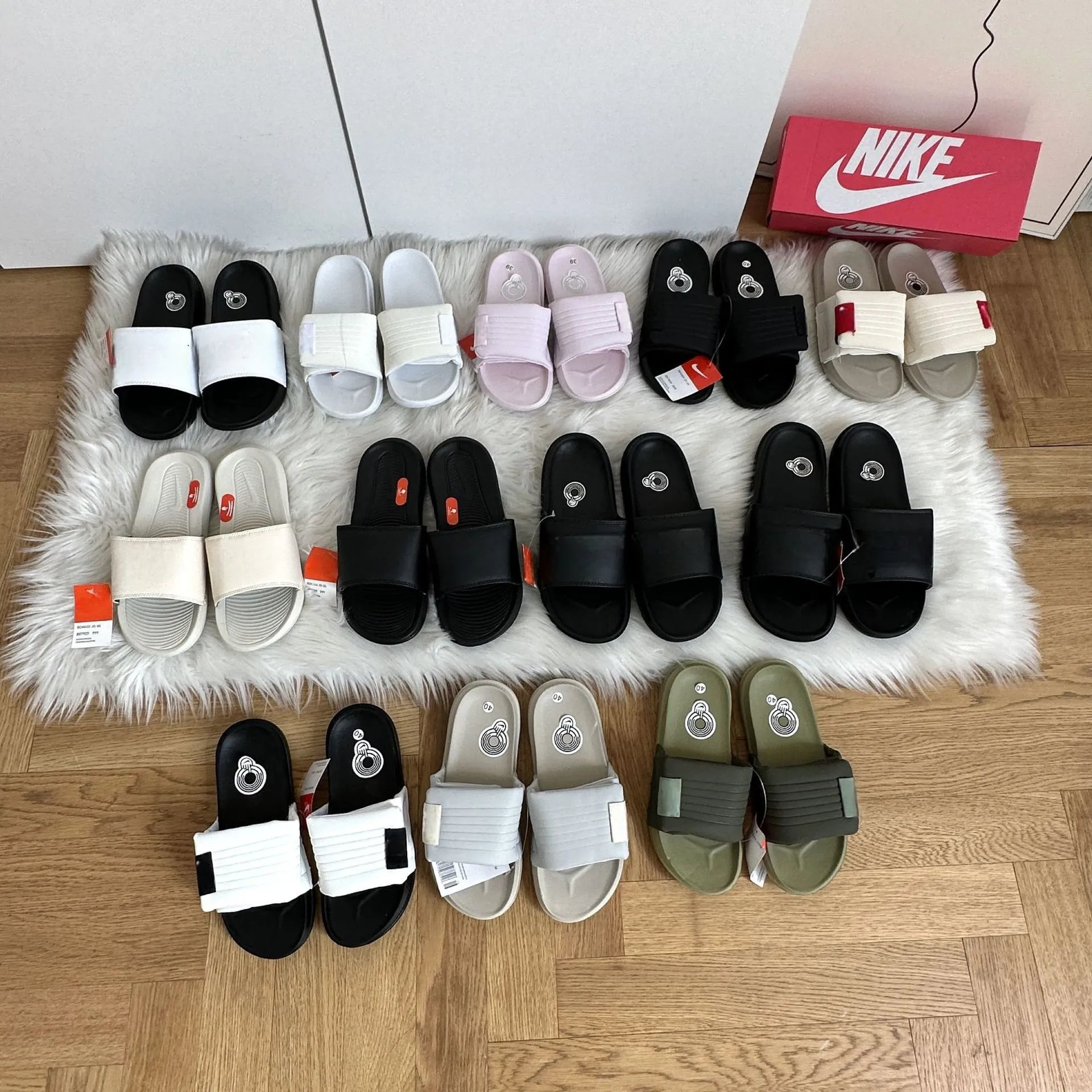 Assorted Color Slides Sandals