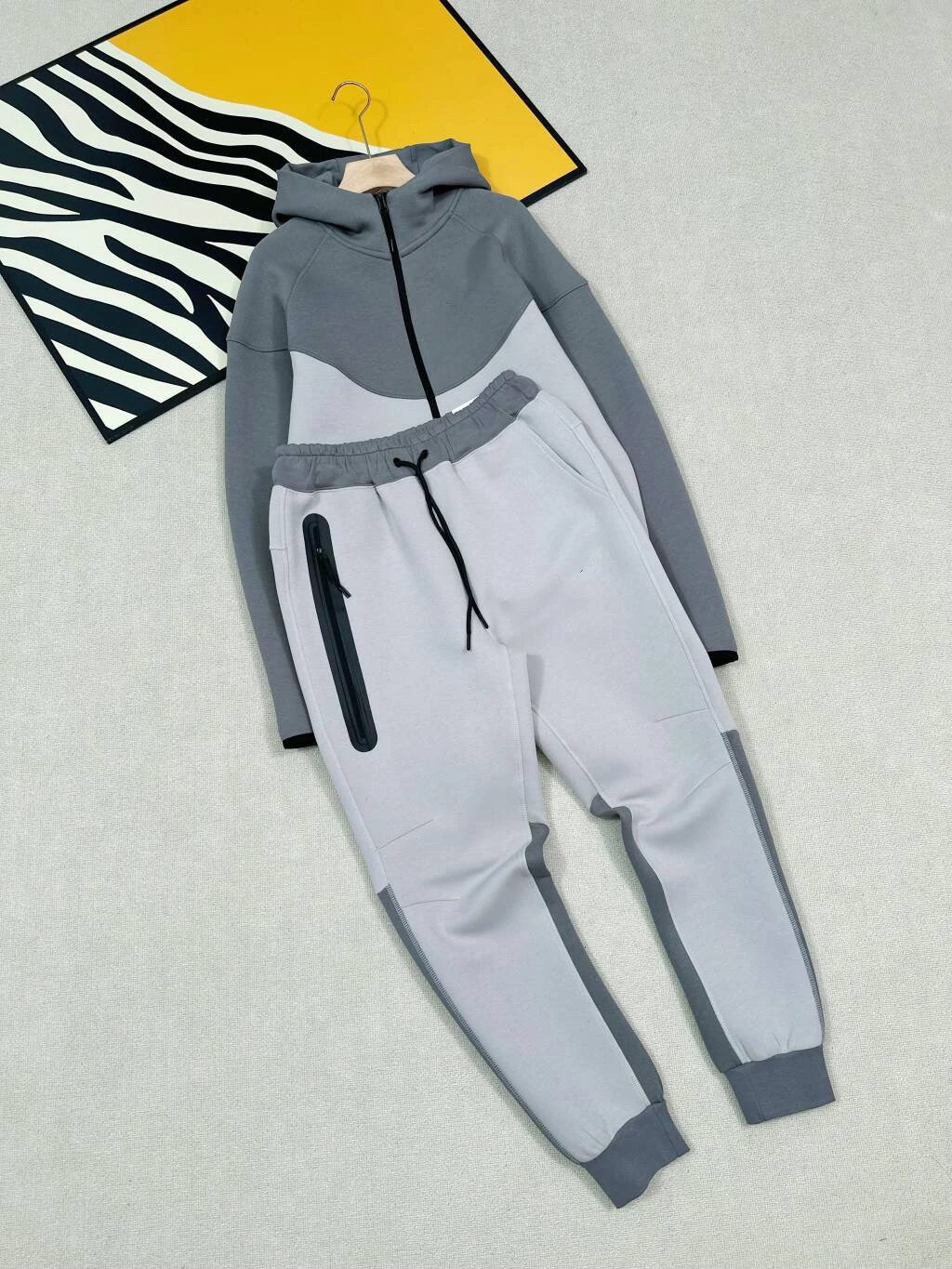Charcoal-gray and slate-gray ensemble SKU image