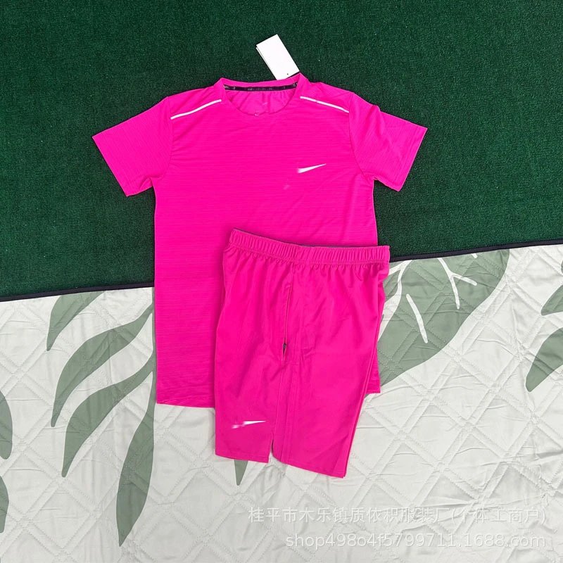 Unbranded Matching Sets Short-Sleeve Athletic T-Shirt and Shorts Set image 4