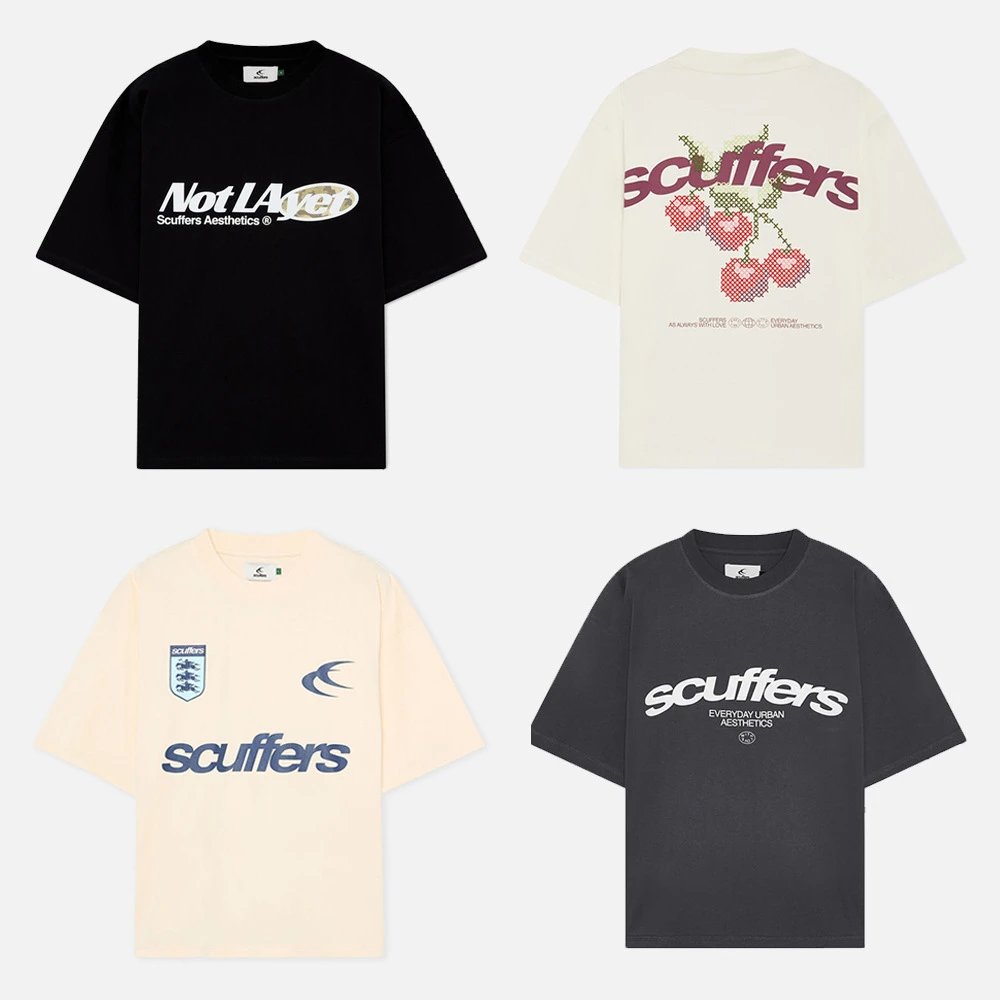Scuffers T-Shirts Boxy Fit Graphic Logo T-Shirt image 4