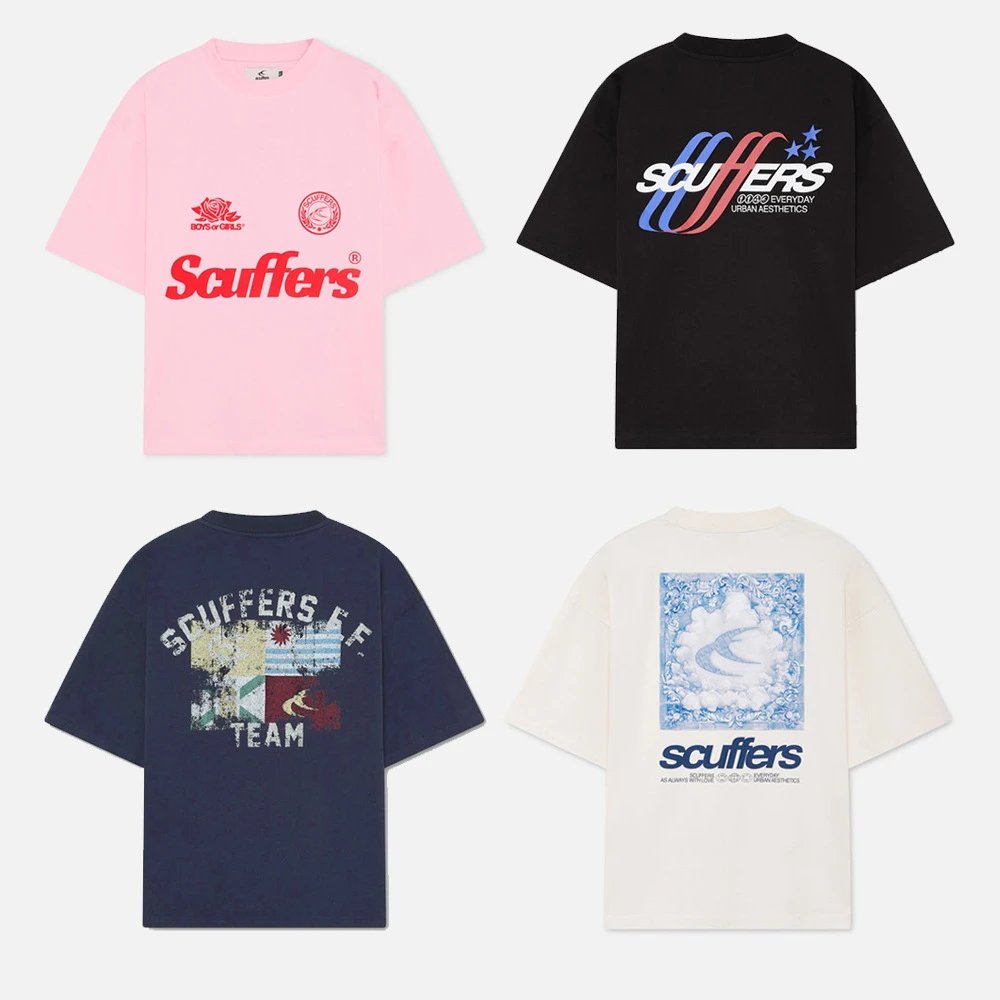 DJ-ump7c-buffers SS26 Trendy Brand Men's and Women's T-Shirt Heavy duty Cotton Couple Loose Short sleeved T-shirt Top Boxy-reptz01