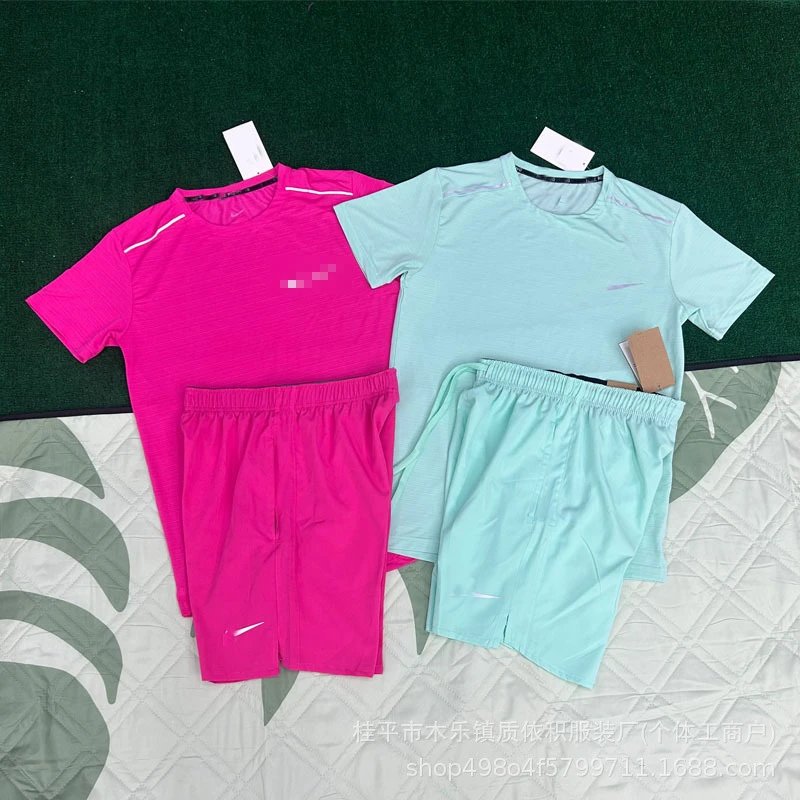 Unbranded Matching Sets Short-Sleeve Athletic T-Shirt and Shorts Set image 1