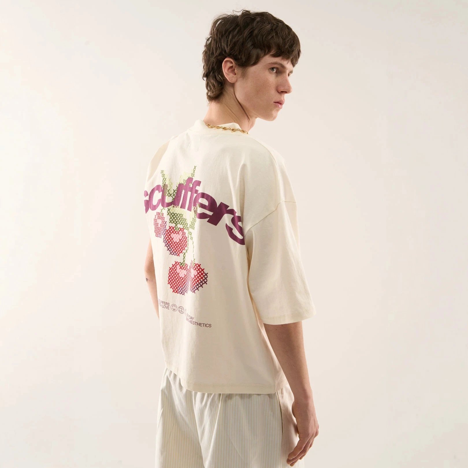 Scuffers T-Shirts Boxy Fit Graphic Logo T-Shirt image 3