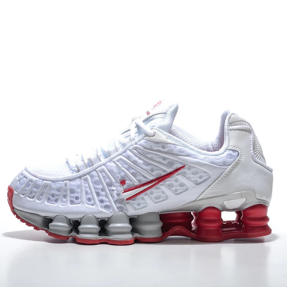 Nike Shox TL White Metallic Silver Max Orange AR3566-100