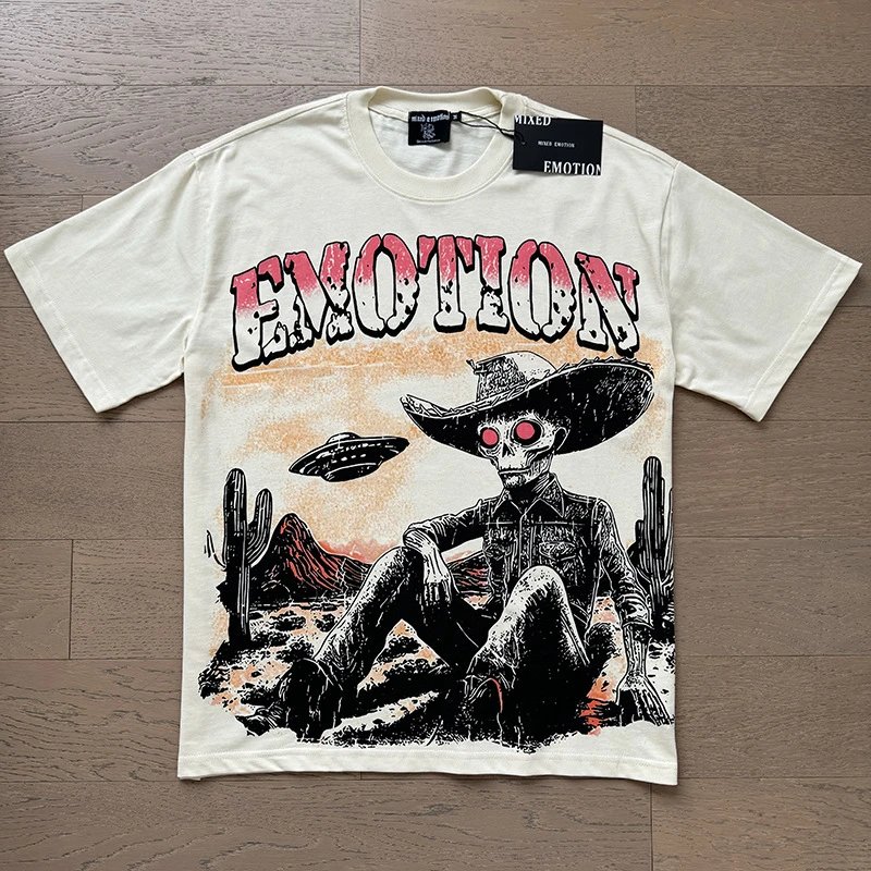 Mixed Emotion Hoodies & Sweatshirts Zip-Up Rhinestone Graphic Hoodie — X0002 Apricot