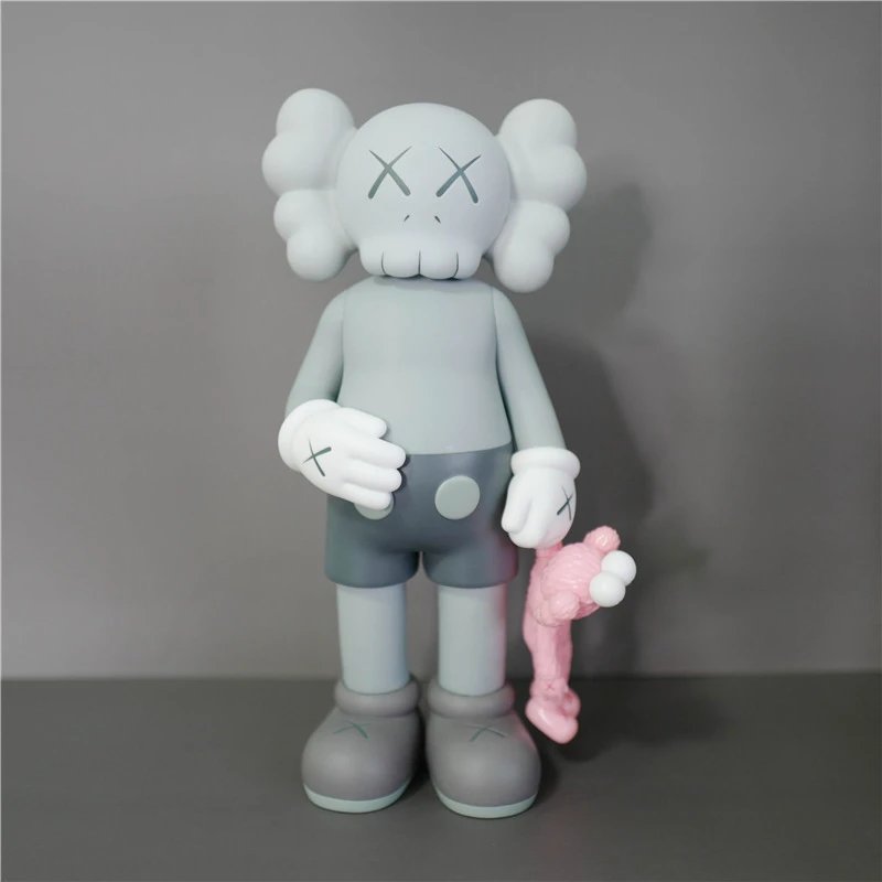 KAWS Uncategorized Companion Collectible Figure — 30 cm Carrying Figure Gray, Boxed