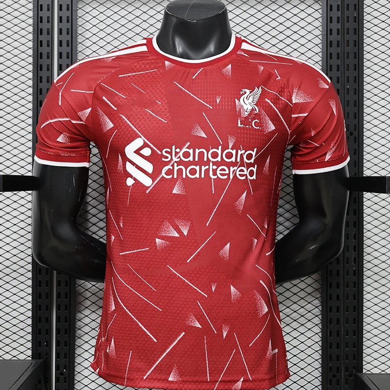 adidas x Liverpool FC 2026/27 Home Geometric Jersey Red