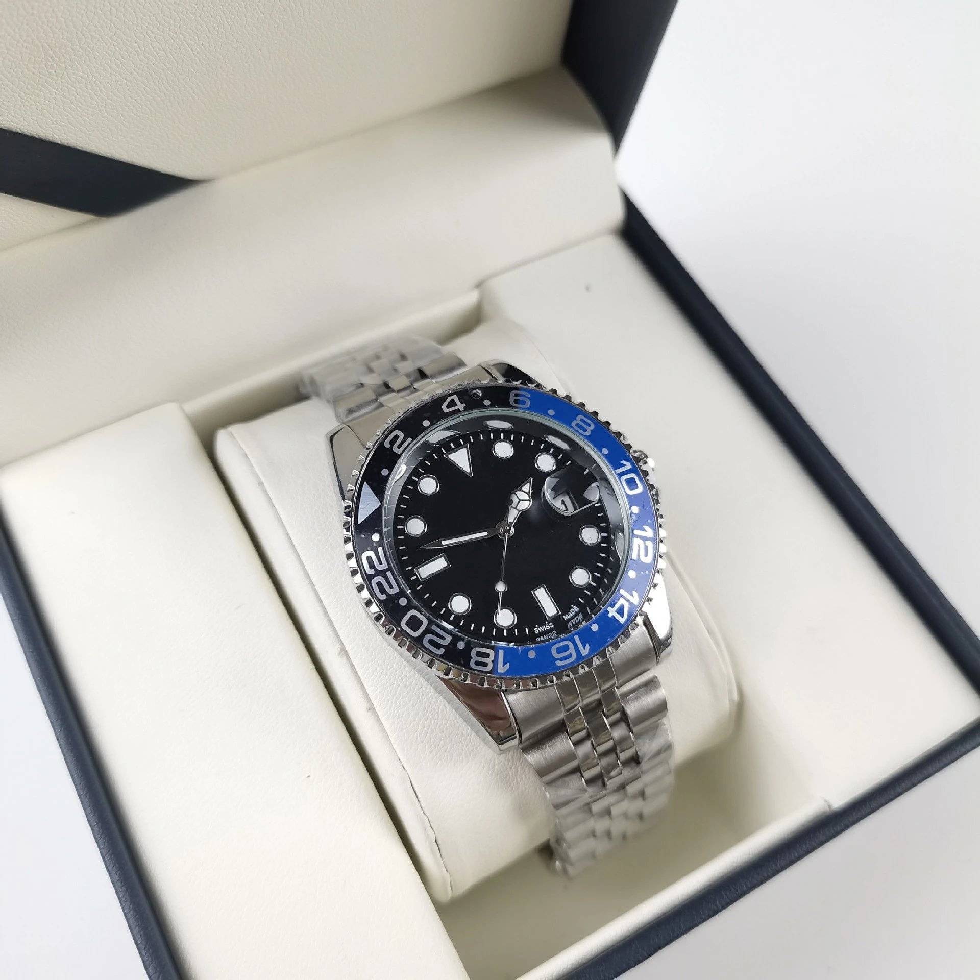 Rolex GMT-Master II Black Dial Gold Watch Watches - 21