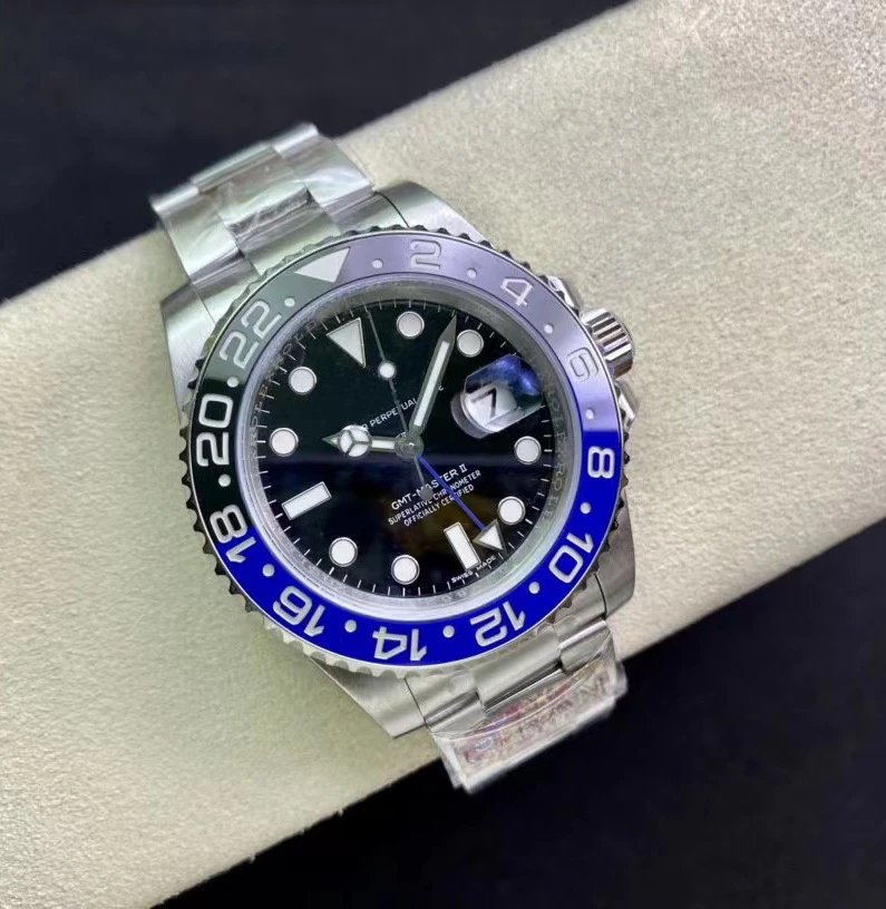 Rolex GMT-Master II Black Dial Gold Watch Watches - 5