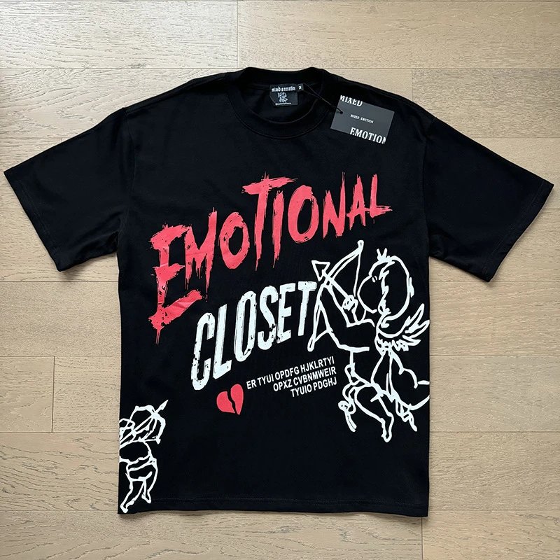 Mixed Emotion Hoodies & Sweatshirts Zip-Up Rhinestone Graphic Hoodie — x0001 Black