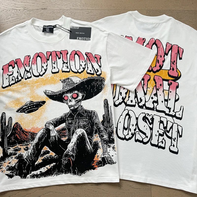 Mixed Emotion Hoodies & Sweatshirts Zip-Up Rhinestone Graphic Hoodie — X0002 White