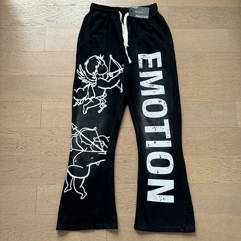 Mixed Emotion Hoodies & Sweatshirts Zip-Up Rhinestone Graphic Hoodie — X0021 Black