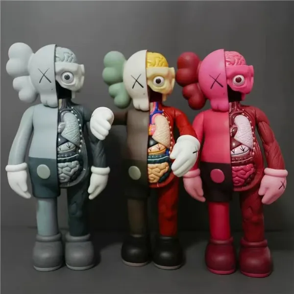Kaws Companion Figure Multicolor Collectible Art Toy Accessories - 3