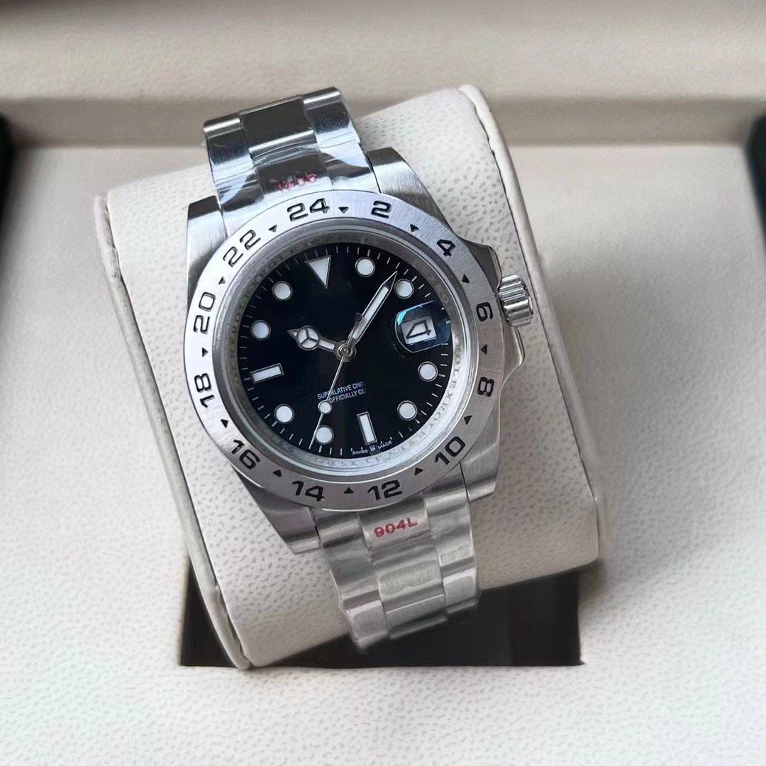 Rolex GMT-Master II Black Dial Gold Watch Watches - 18