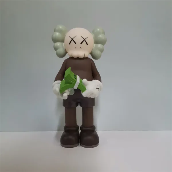 Kaws Companion Holding Money Green Brown Figure Accessories - 1