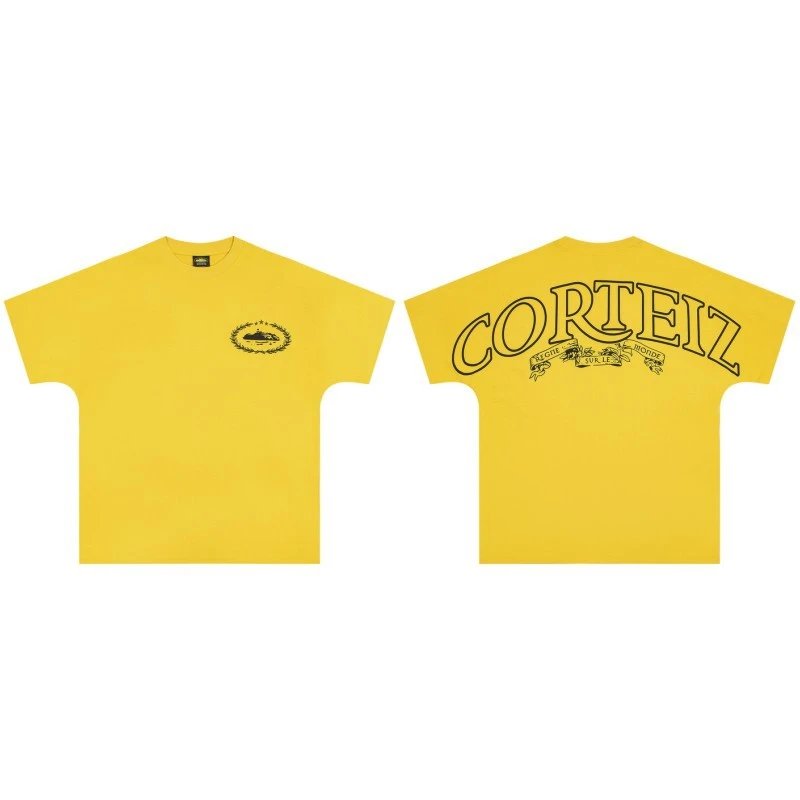 Corteiz Regne Sur Le Monde T-shirt Yellow