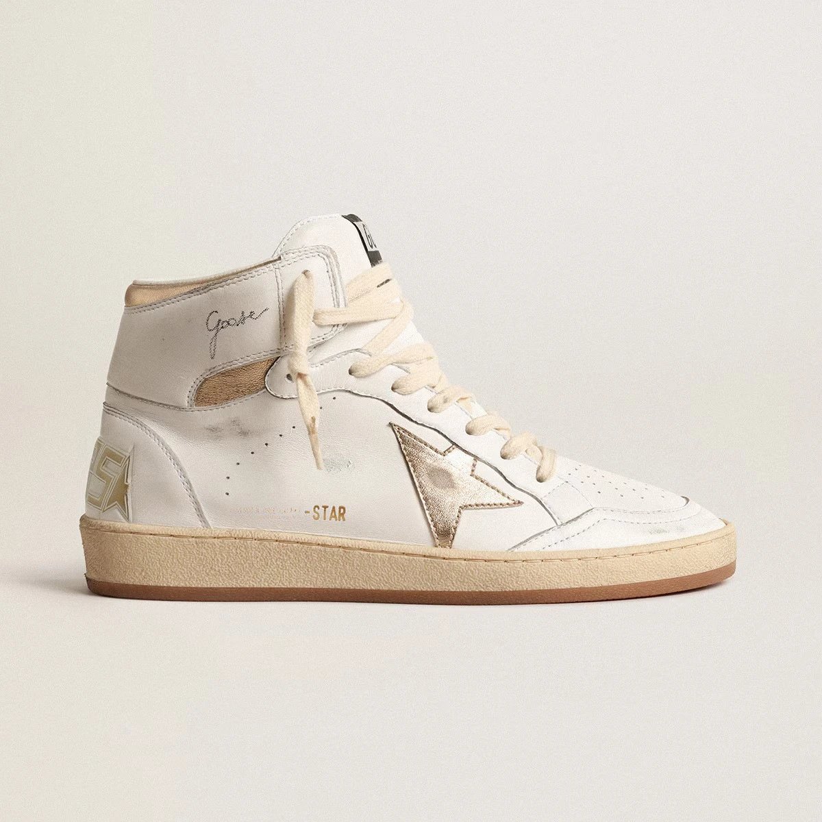 GGDB spring and summer new high-top retro distressed star shoes with raised leather casual dirty shoes cross-border (customized products, non-refundable and non-exchangeable!!!)