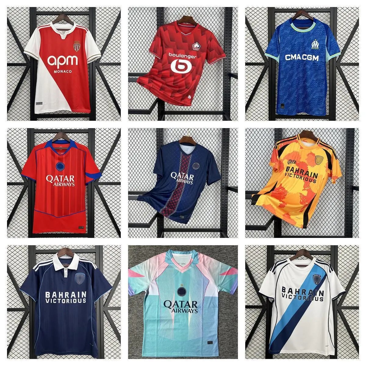 2026 World Cup France Paris Marseille Lyon Jersey 2526 Monaco South Trier Sports Football Wear Print