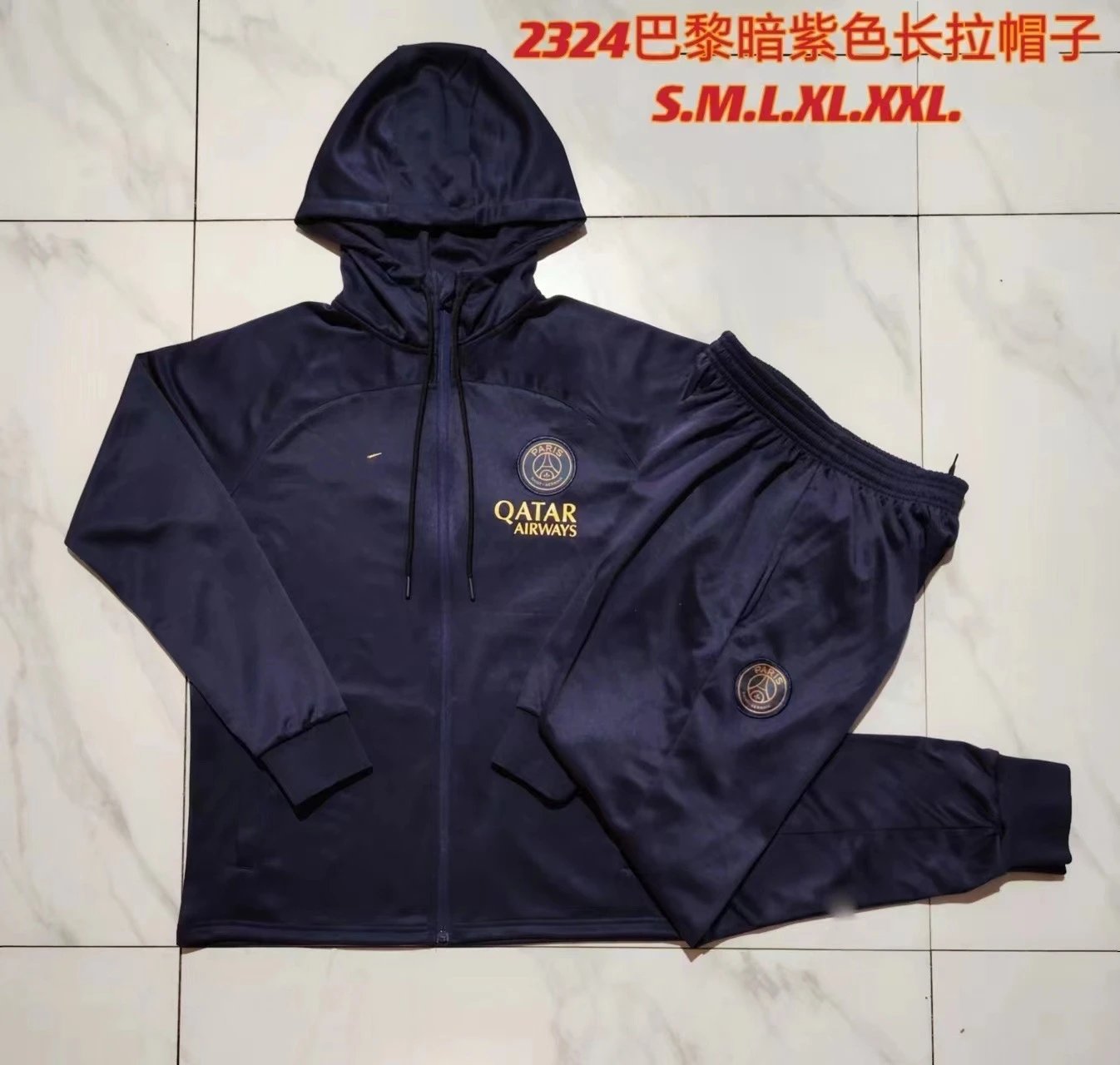 2324 Half-Zip Hoodie France Royal Blue-France