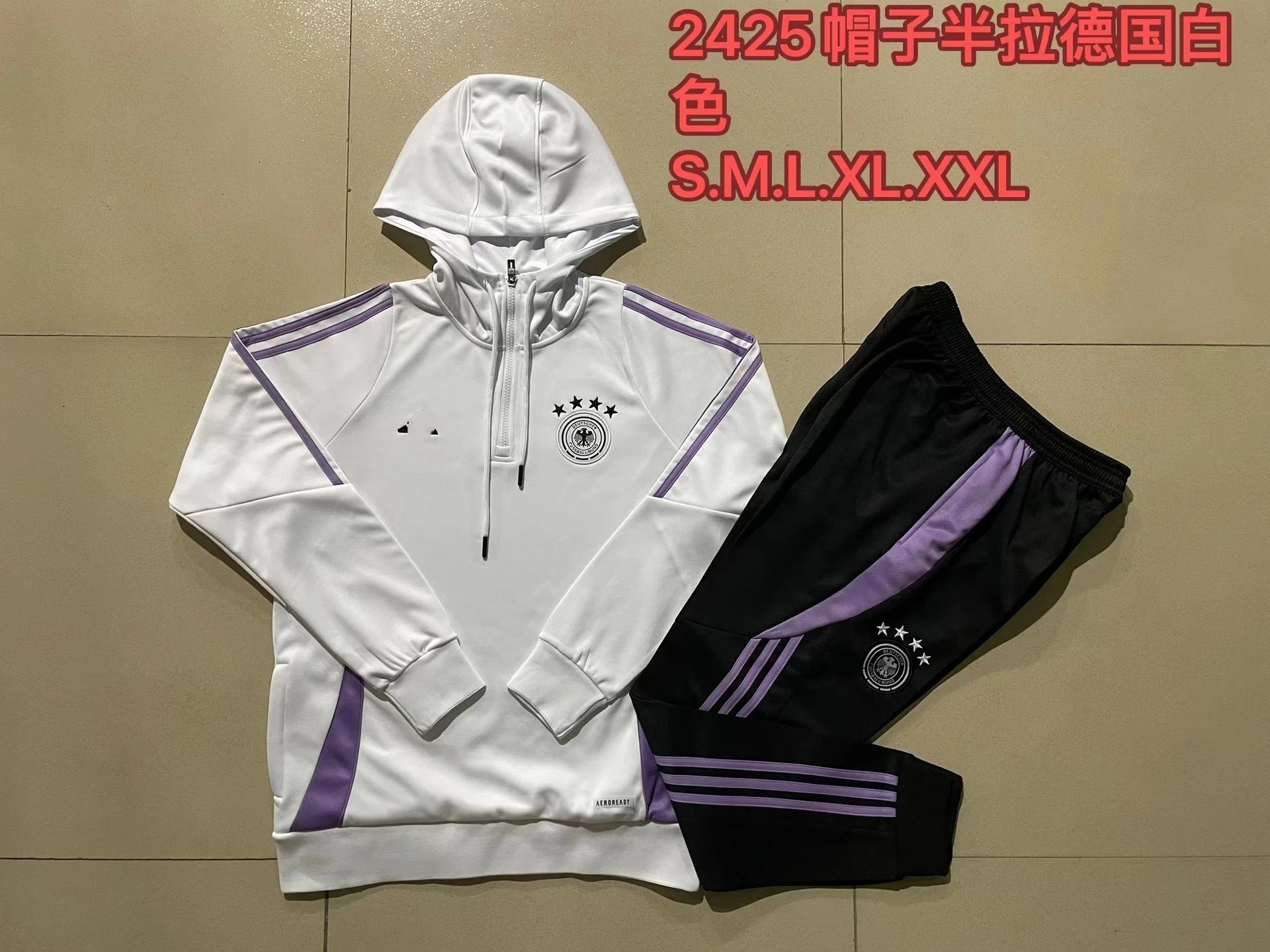 2425 Half-Zip Hoodie Germany White-Germany