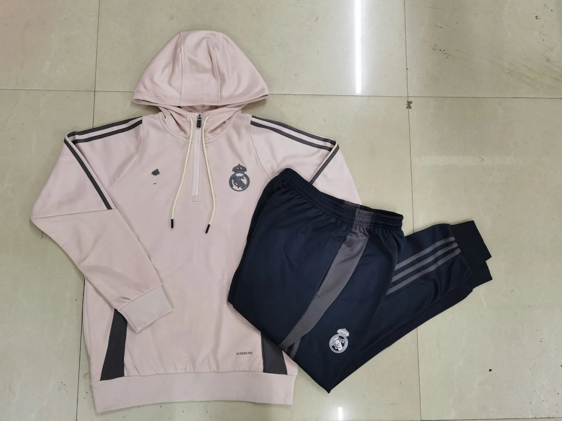 425 Half-Zip Hoodie Real Madrid Light Pink-Real