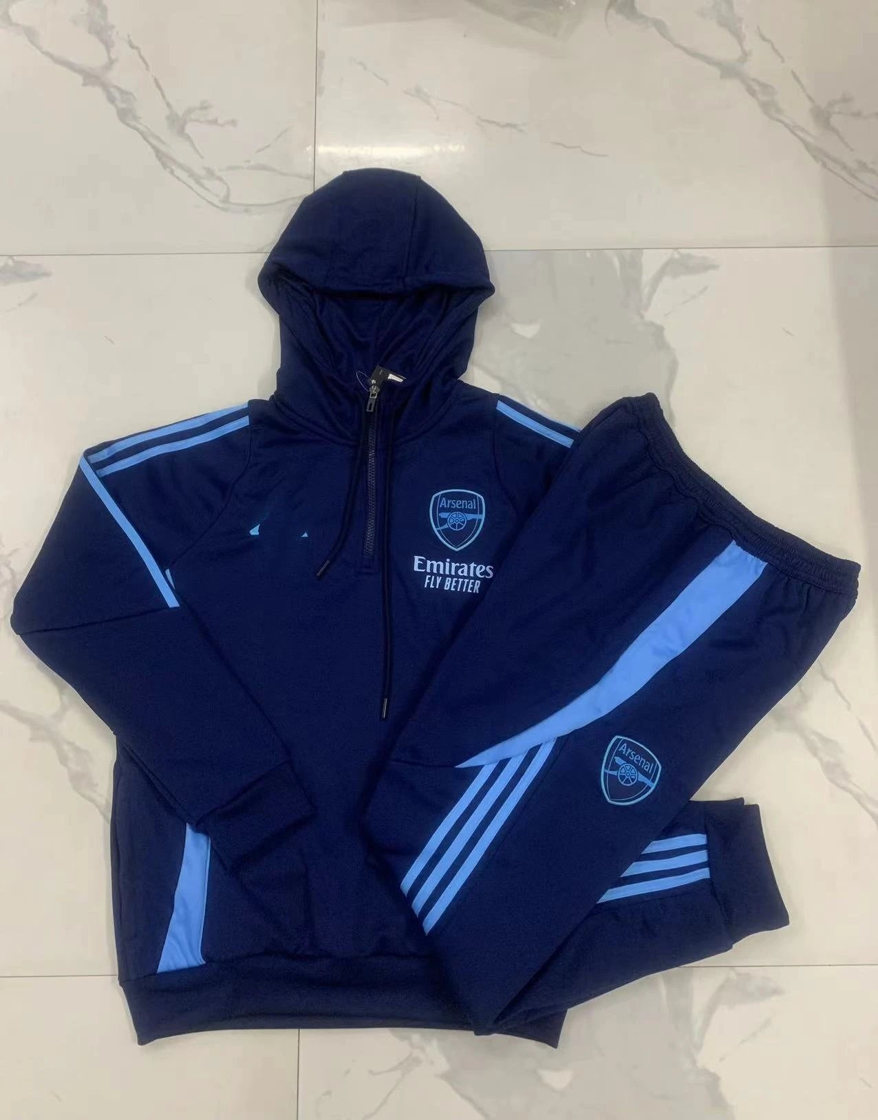 Half-Zip Hoodie Arsenal Royal Blue-Arsenal6