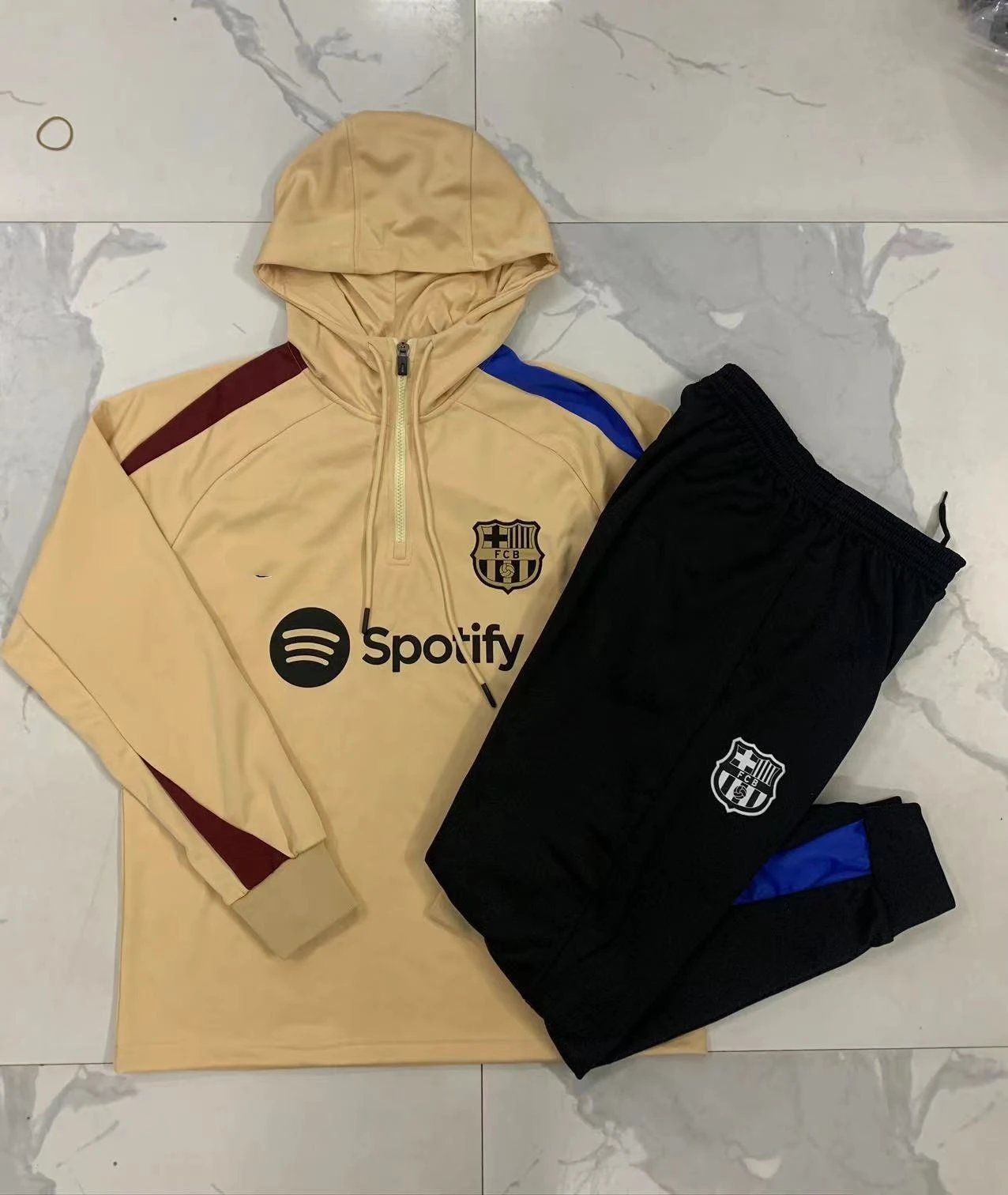 2425 Half-Zip Hoodie Barcelona Golden Yellow-Barcelona