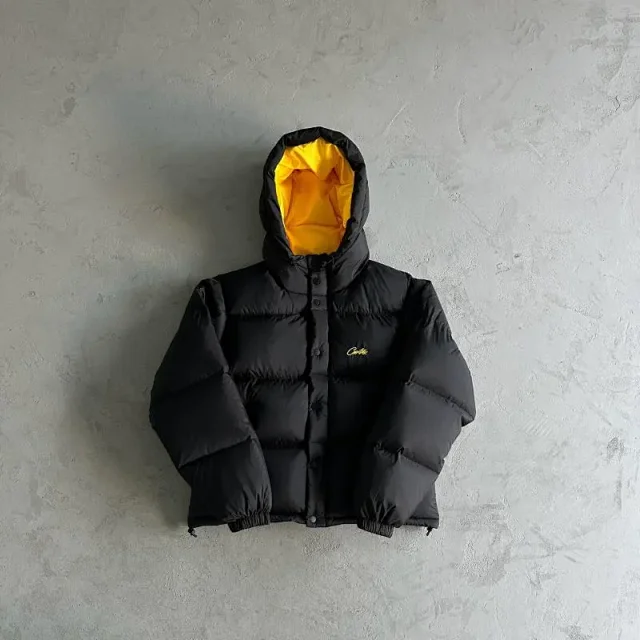 Corteiz Down Jackets Hooded quilted puffer product detail image 5