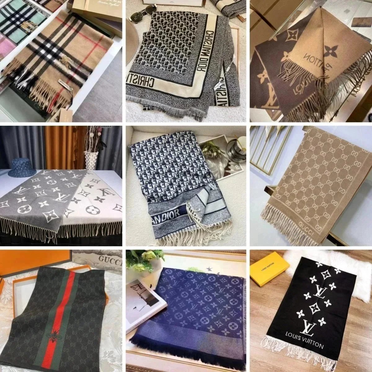 LV Louis Vuitton Monogram Scar