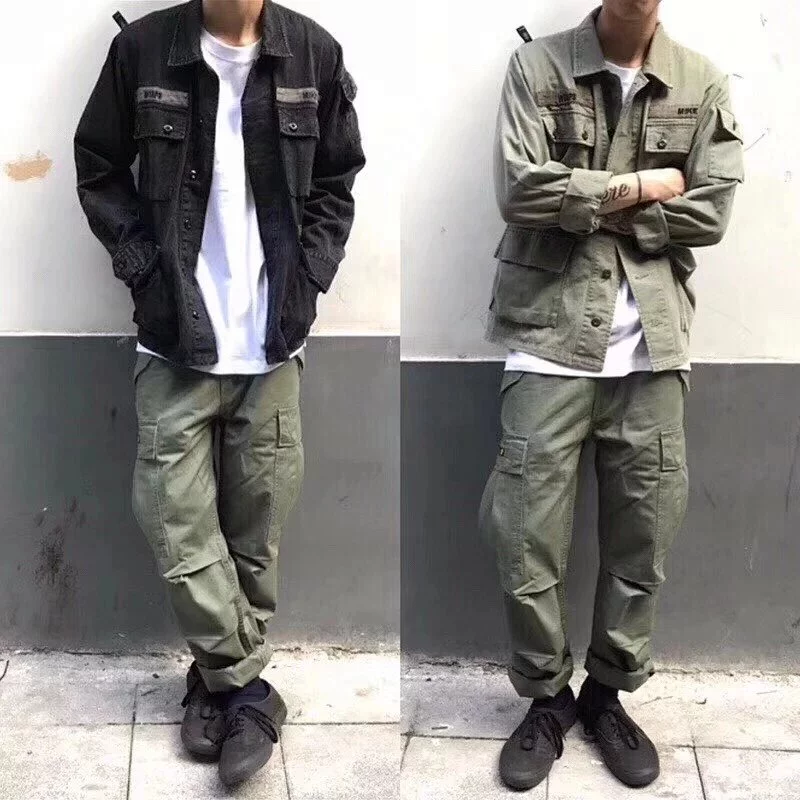 17SS WTAPS JUNGLE LS/SHIRT. COTTON. CHINO 四袋夹克