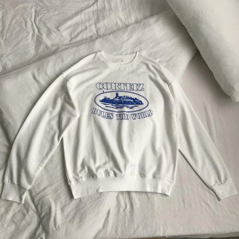 White round neck cotton
