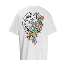 thumbnail for 23 new Crowe summer short-sleeved European and American street men's and women's half-sleeved T-shirt series