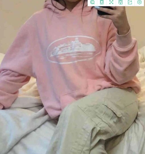 Pink hoodie