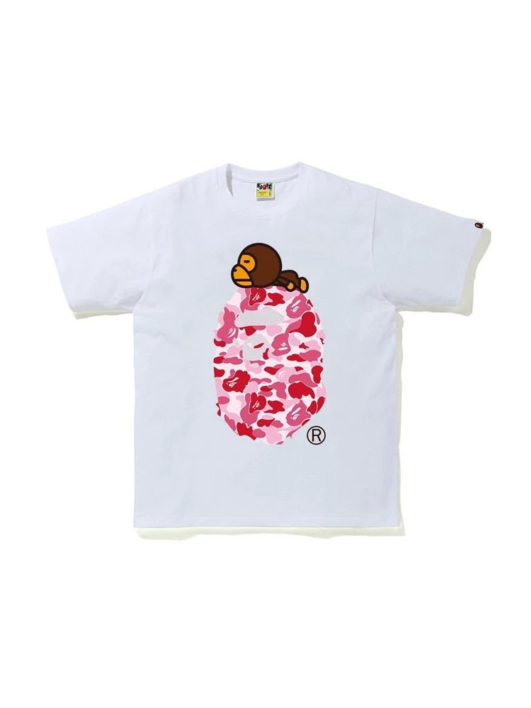 Wholesale BAPE 260g Heavyweight Ape Head and Shark Short Sleeve T-Shirt