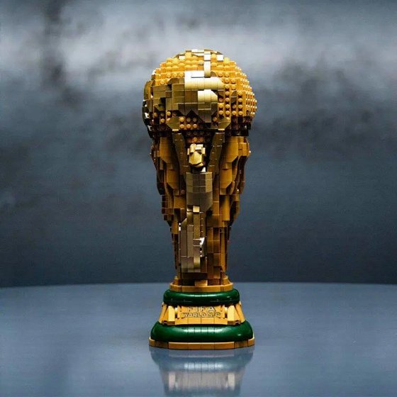 Cross border compatibility with LEGO World Cup, Hercules Cup, football, boys' puzzle assembly, building block toys, gift giveaway