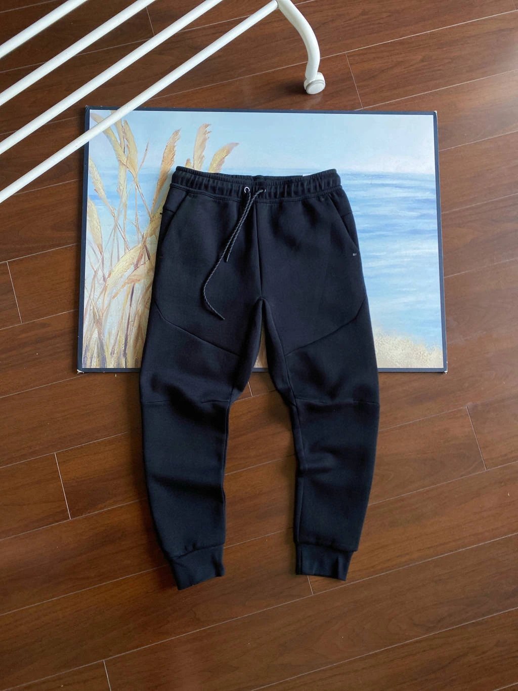 black trousers