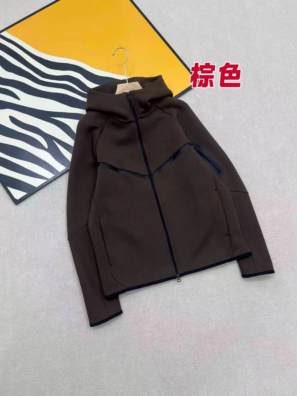 brown coat