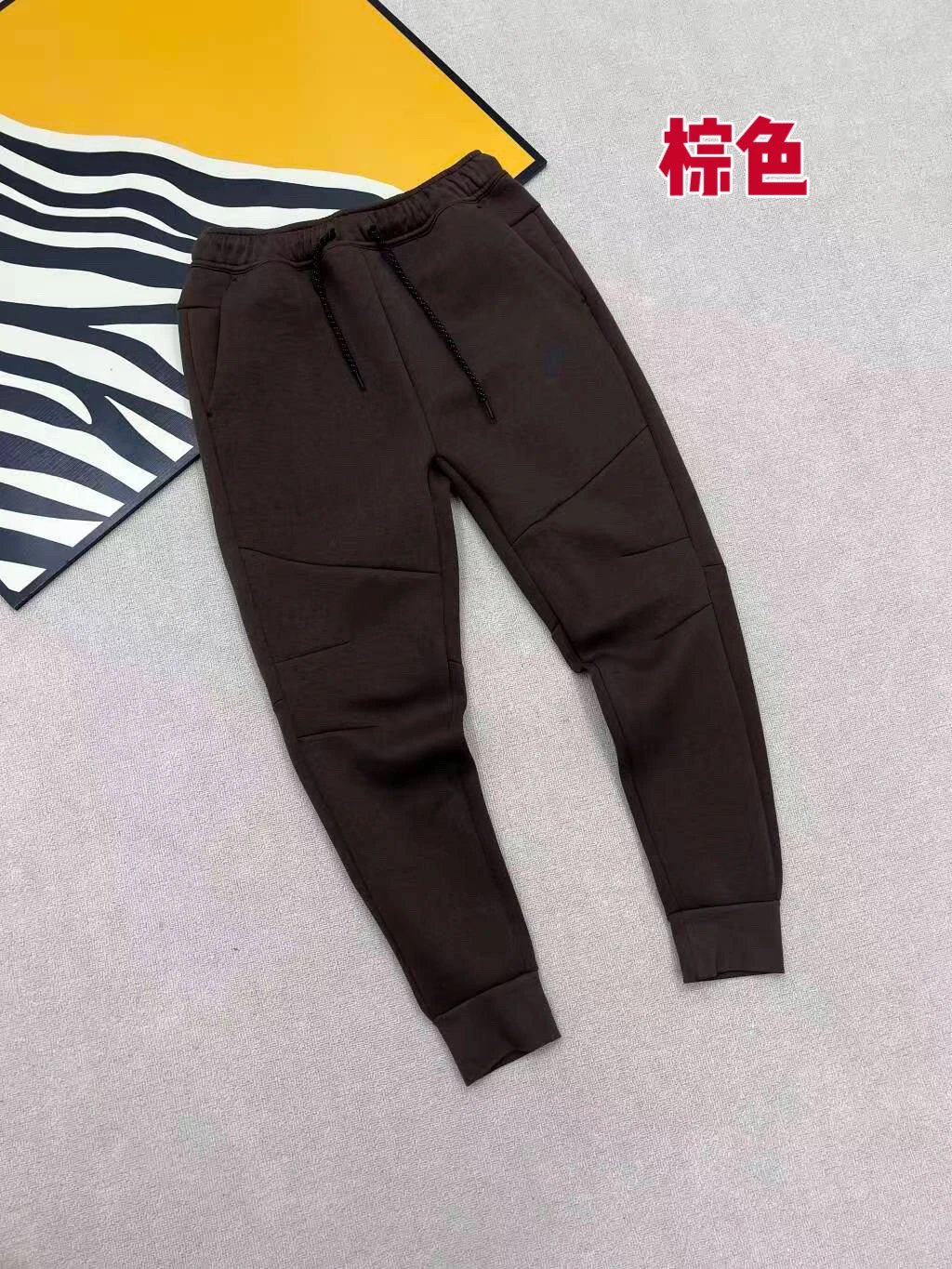 brown trousers