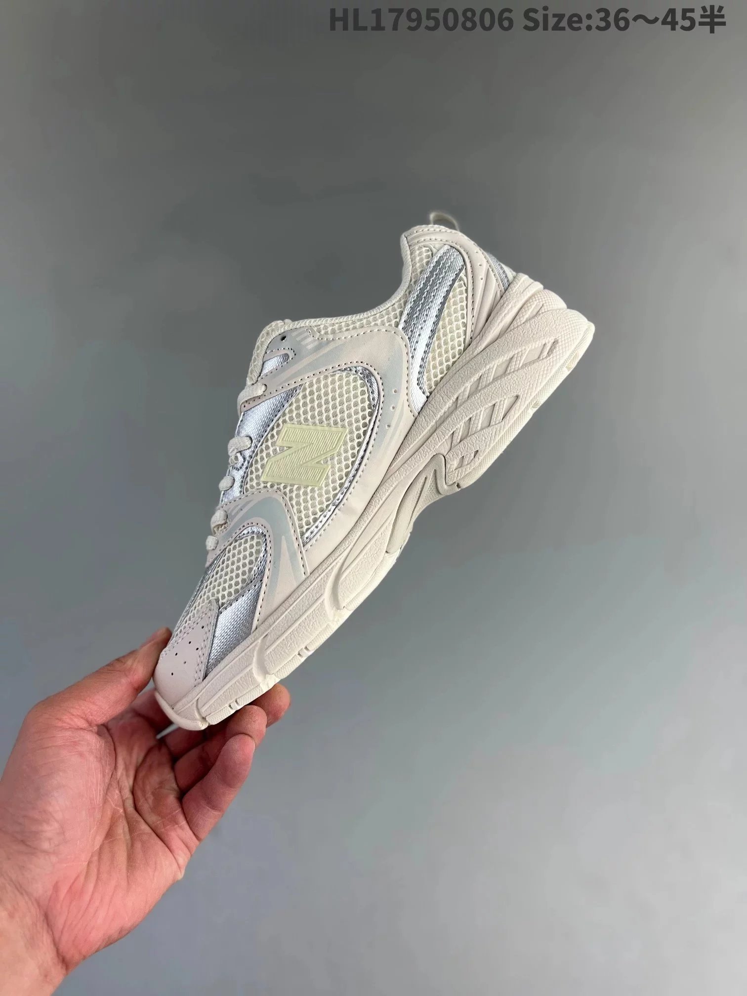 New Balance 990v6 White Blue Mesh Running Shoes - 24