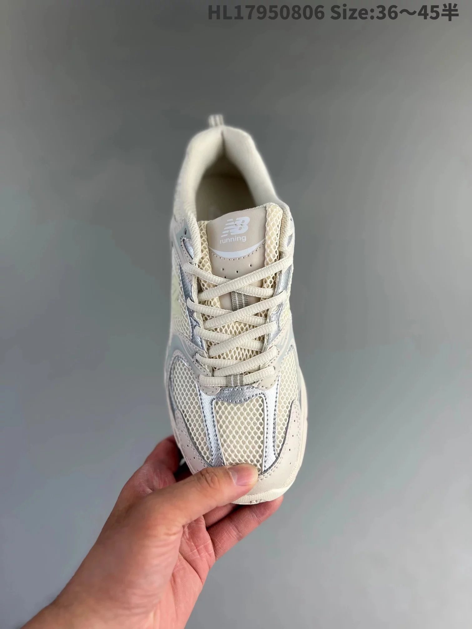 New Balance 990v6 White Blue Mesh Running Shoes - 22