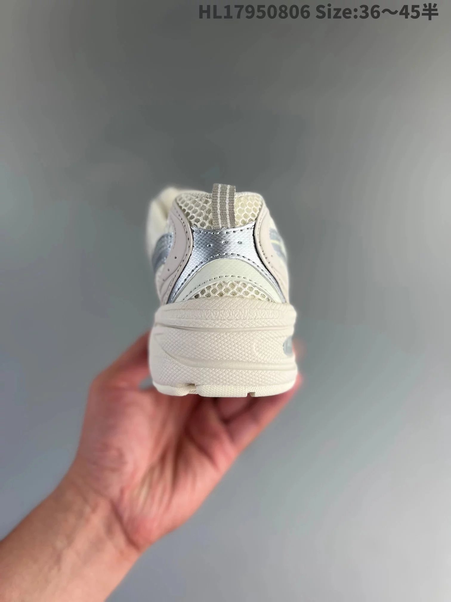 New Balance 990v6 White Blue Mesh Running Shoes - 23