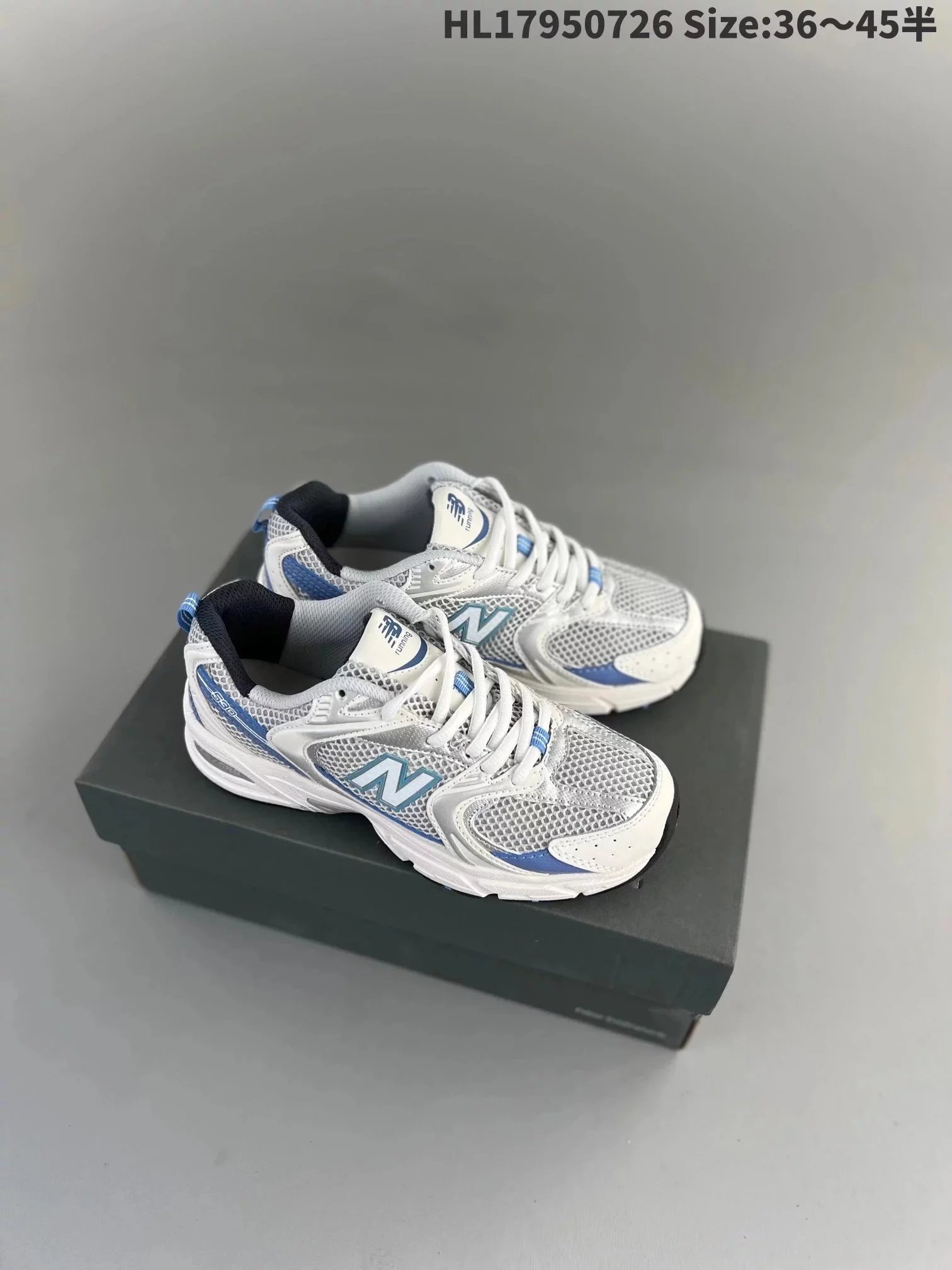 New Balance 990v6 White Blue Mesh Running Shoes - 10