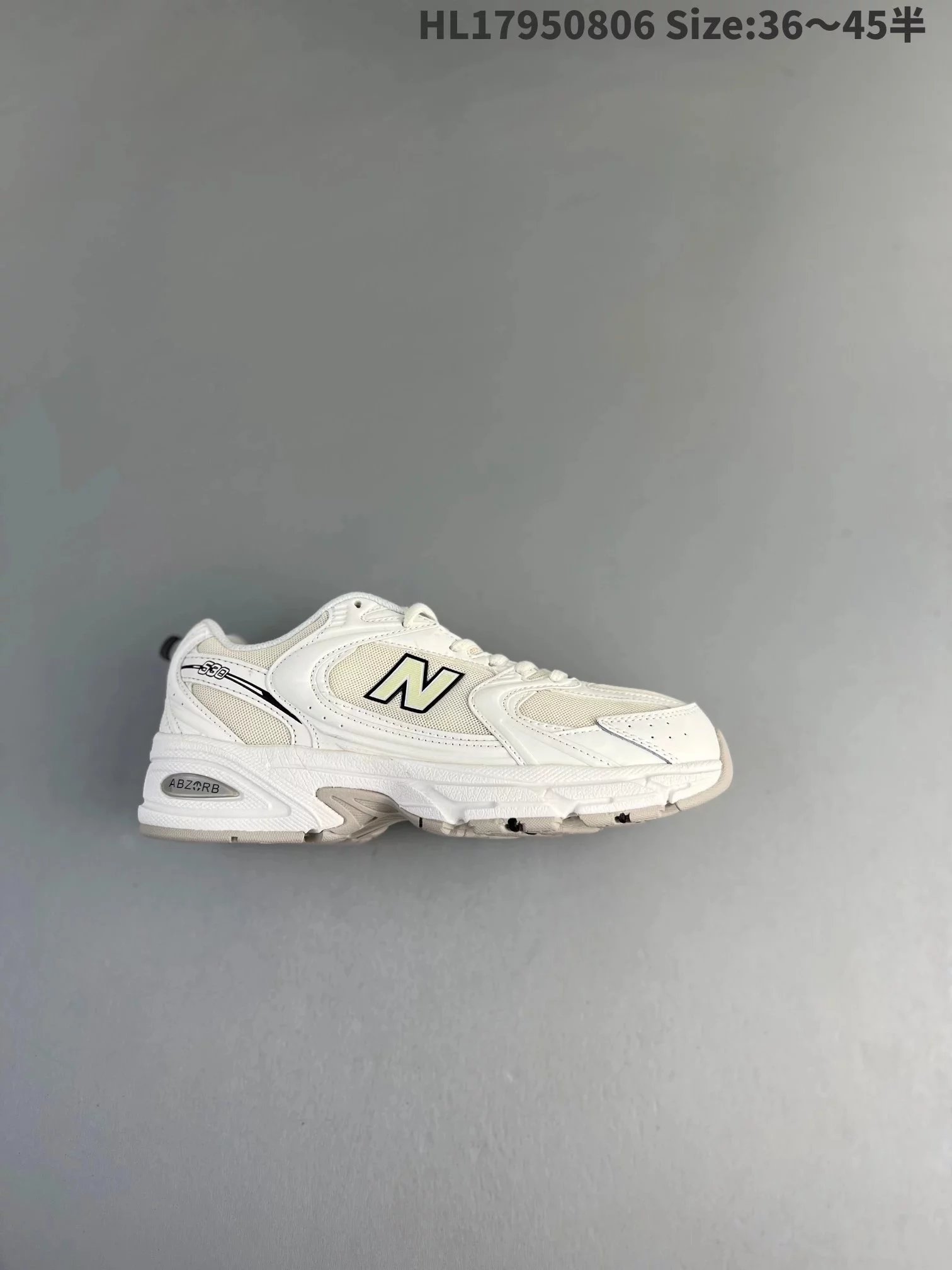 New Balance 990v6 White Blue Mesh Running Shoes - 35
