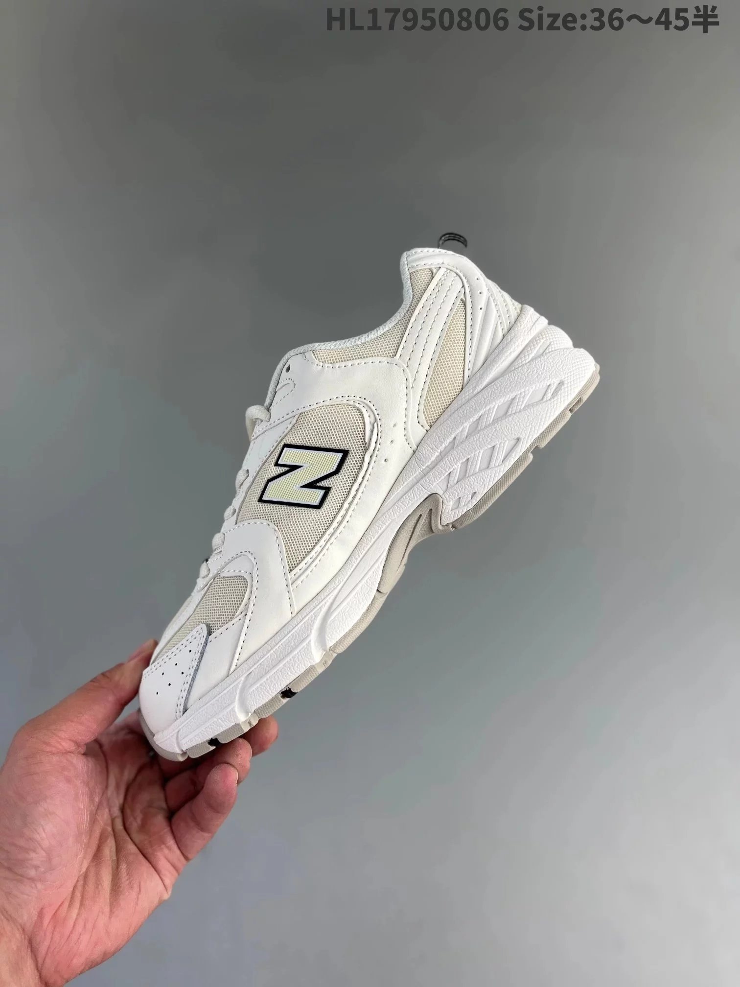 New Balance 990v6 White Blue Mesh Running Shoes - 33