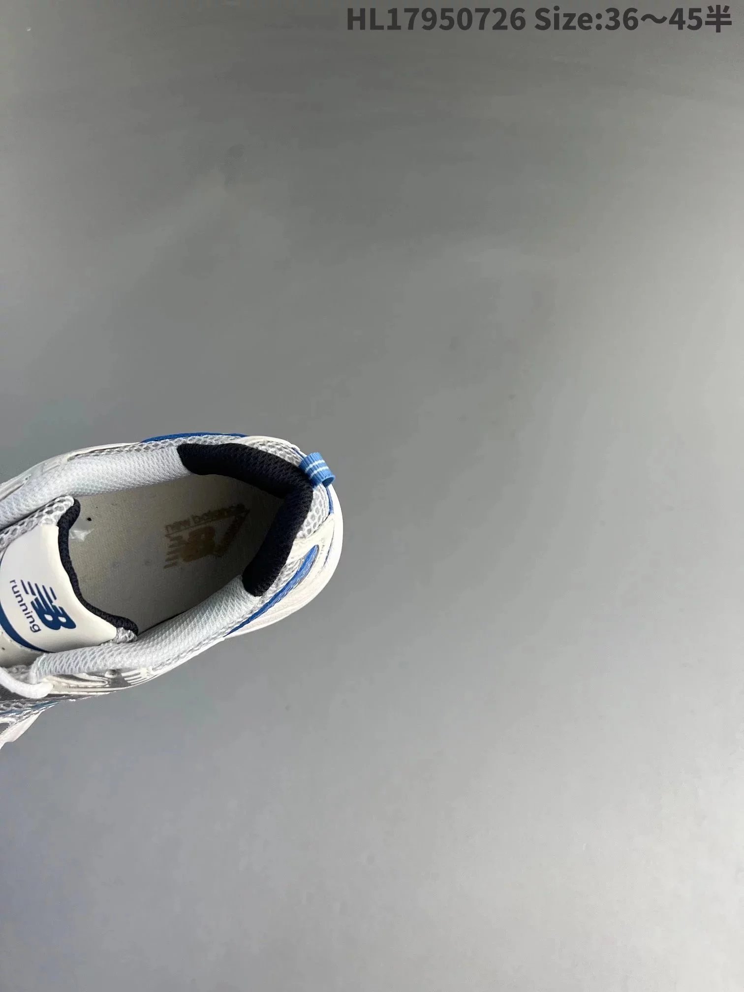 New Balance 990v6 White Blue Mesh Running Shoes - 9