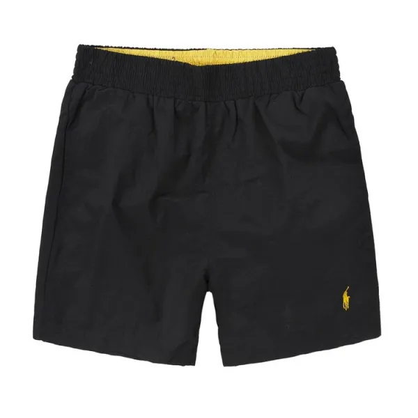 Polo Ralph Lauren Classic Swim Trunks Blue with Yellow Waistband - 24