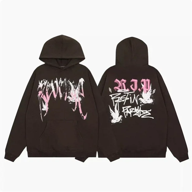 Revenge Hoodies & Sweatshirts Graphic Pullover Hoodie product detail image 7
