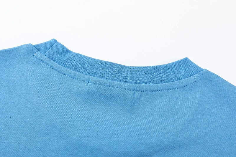 Design Graffiti Logo Blue T-Shirt - 9