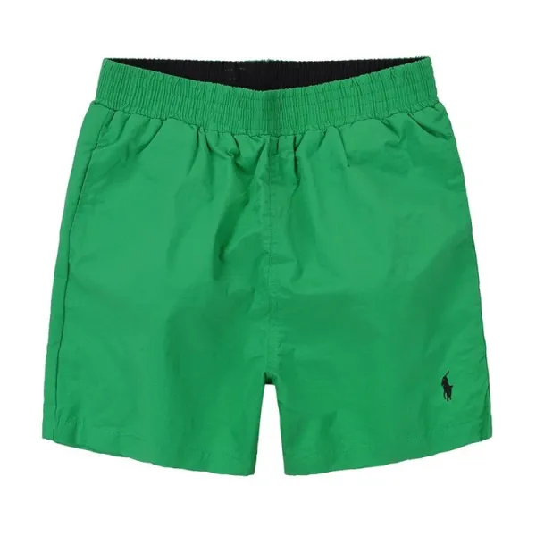 Polo Ralph Lauren Classic Swim Trunks Blue with Yellow Waistband - 20